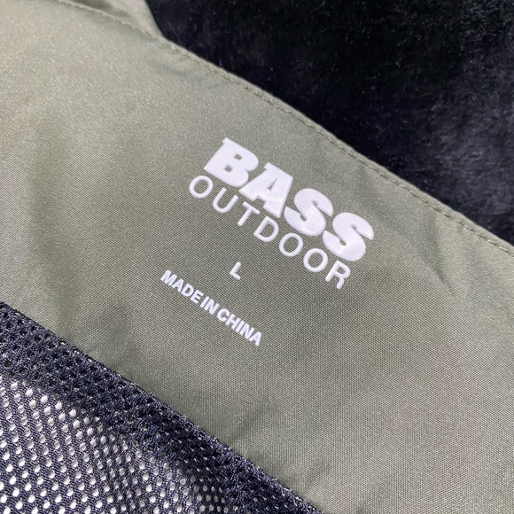 Bass Outdoor Firebird Trail Rain Jacket Green Size Large NWT - Picture 8 of 11